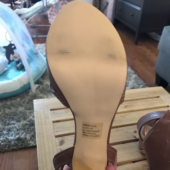 Colin Stuart open toe heel with ankle strap - Picture 5 of 9